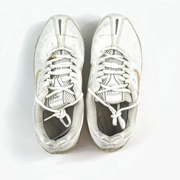 Nike Air Vapormax 360 Shoes Mens 8.5 White Metallic CK9671-100 Running Sneakers main image 8